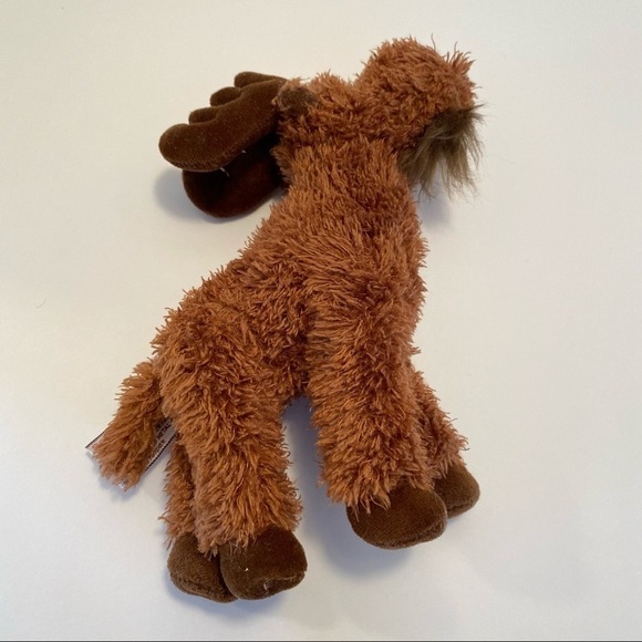 Gund Morie Jr. Standing Moose Stuffed Animal Plush 8" Brown MINT Tag - Picture 7 of 11